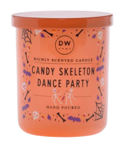 Candy Skeleton Dance Party - Mini Glass Candle