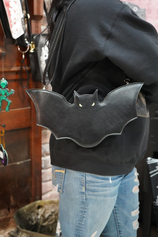 Spooky Bat Clutch Crossbody Purse