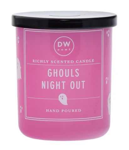 Ghouls Night Out Glass Candle Mini GLOW IN THE DARK