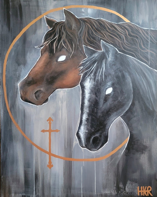 Ghost Riders original artist print by HKR