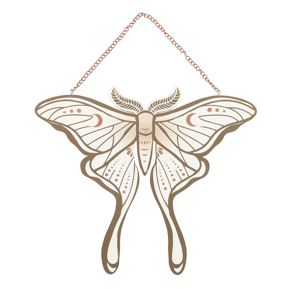 Luna Moth Hanging Sign Wall Art