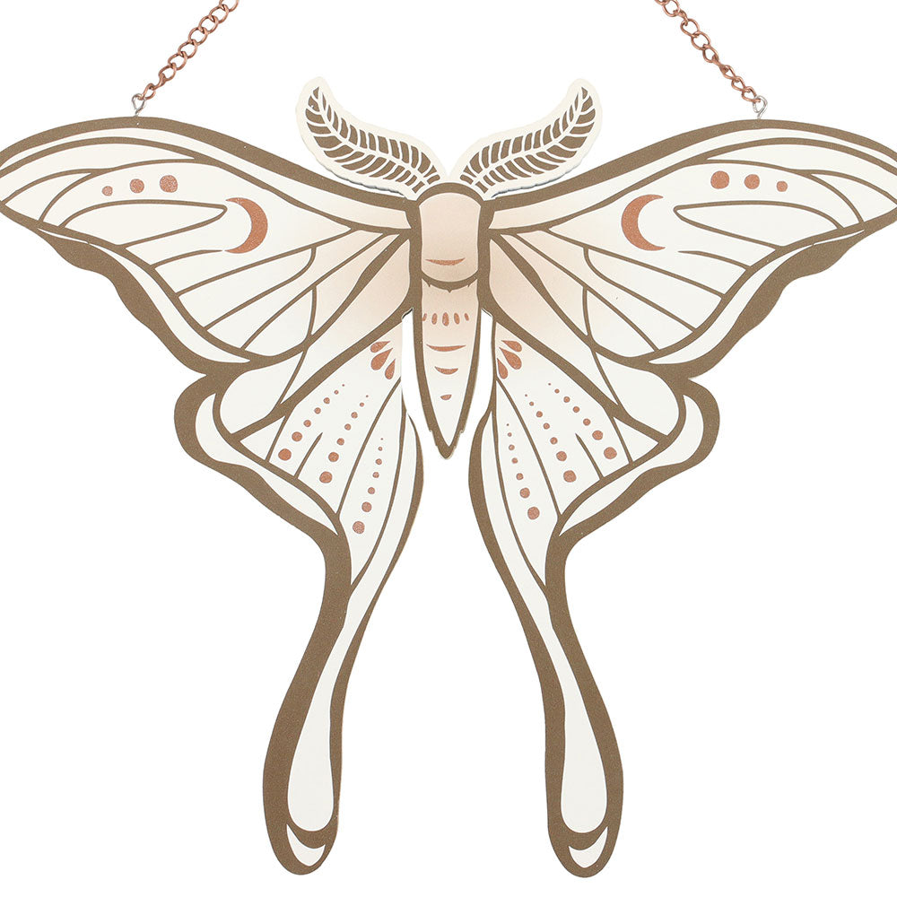 Luna Moth Hanging Sign Wall Art