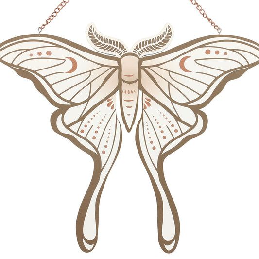Luna Moth Hanging Sign Wall Art