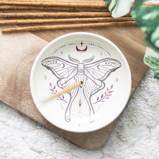 Luna Moth Incense Holder Burner Sticks Cones