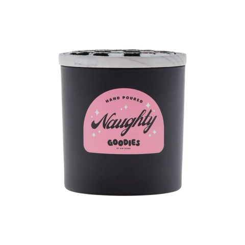 Naughty - Perfect for Valentines Day Glass Candle