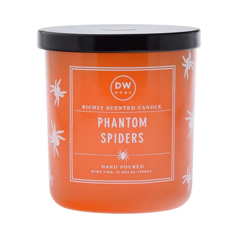 Phantom Spiders Glass Candle