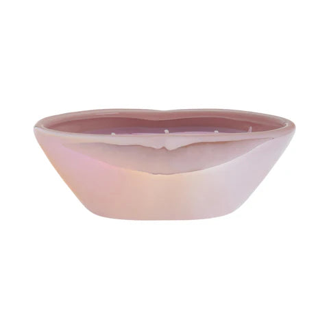 POUTY LIPS - Perfect for Valentines Day Pretty in Peony Glass Candle