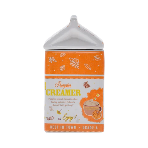 Pumpkin Creamer Large Ceramic Candle