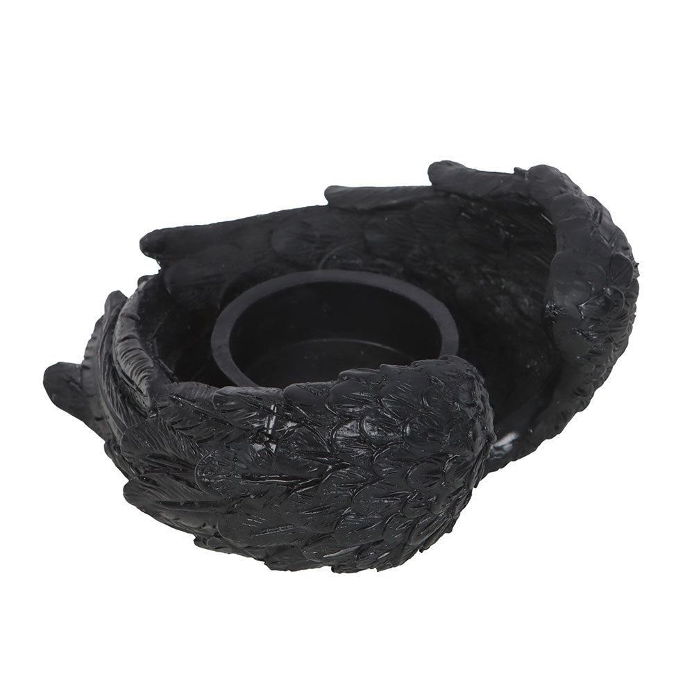Raven Wings Tealight Candle Holder