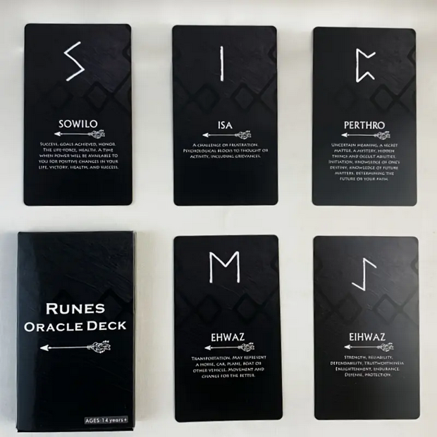 Black Runes Oracle Deck