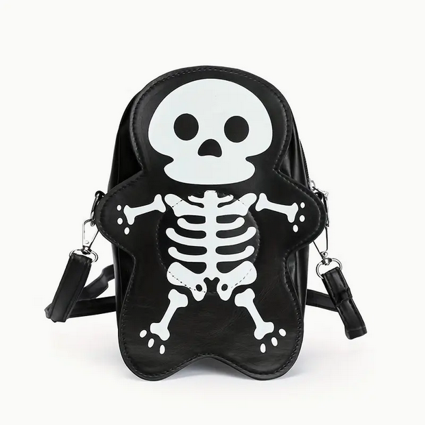 Horror Fan Skeleton Crossbody Purse