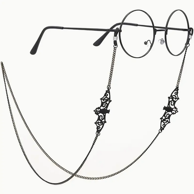 Bat Goth Eye Glass Chain