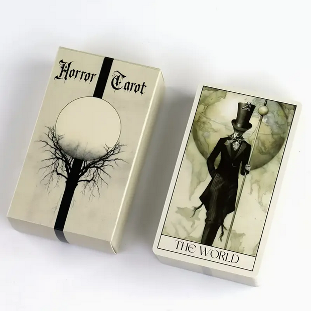 Vintage Dark Horror Tarot Deck