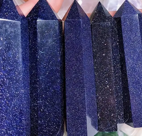 Blue Sandstone Crystal Tower