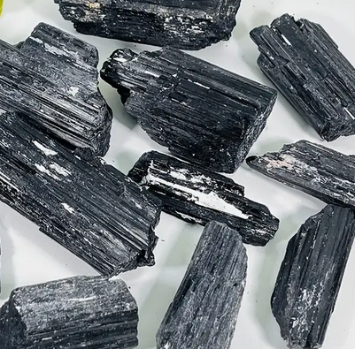 Black Tourmaline Raw Crystal Rock