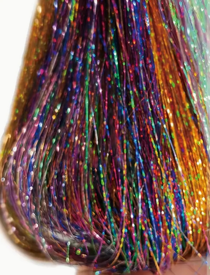 Hair Tinsel Clip set