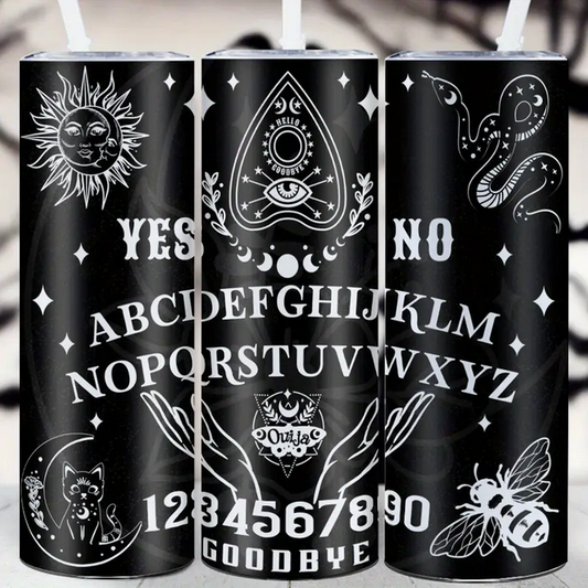 Ouija Board Stainless Steel Travel Coffee Cup Tumbler