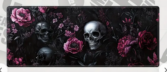 Horror Skull Dark Gaming Mouse Pad XL