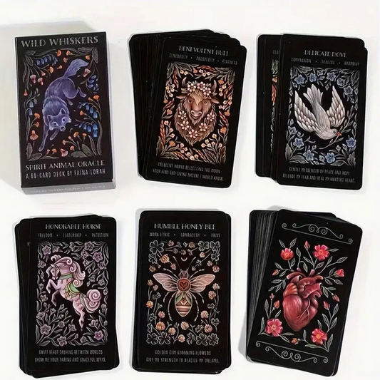 Wild Whiskers Spirit Animal Tarot Card Deck