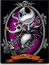 Jack Skellington Portrait, Nightmare Diamond Art Kit