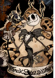 Jack Skellington Snakes, Nightmare Diamond Art Kit