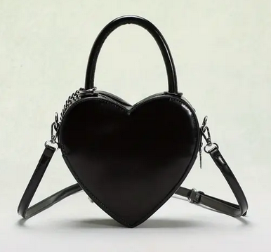 Queen of cards Heart Shaped Purse Bag Crossbody