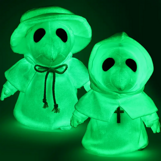 Glow in the DARK Plague Doctor Plush Toy
