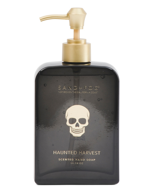 Haunted Harvest Hand Soap Skull Gothic Design
