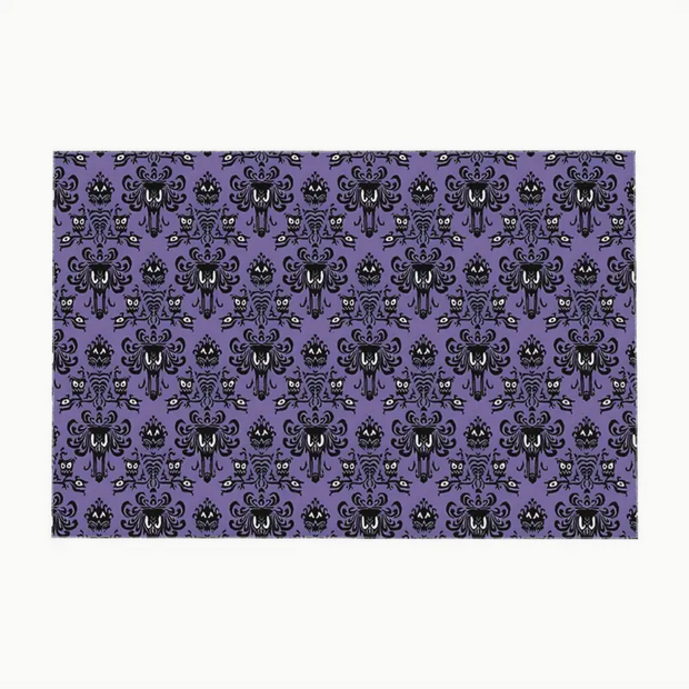 Haunted Mansion Inspired Table Cloth Gothic, Halloween Purple
