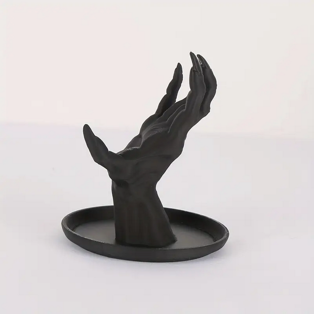 Vampire Goth Hand Jewelry Box Ring Holder Tray
