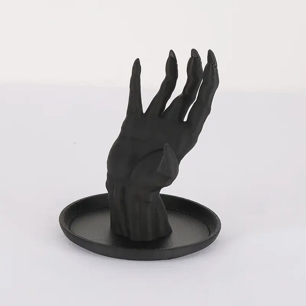 Vampire Goth Hand Jewelry Box Ring Holder Tray