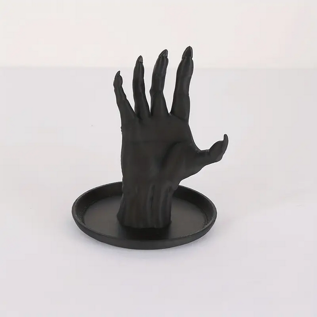 Vampire Goth Hand Jewelry Box Ring Holder Tray