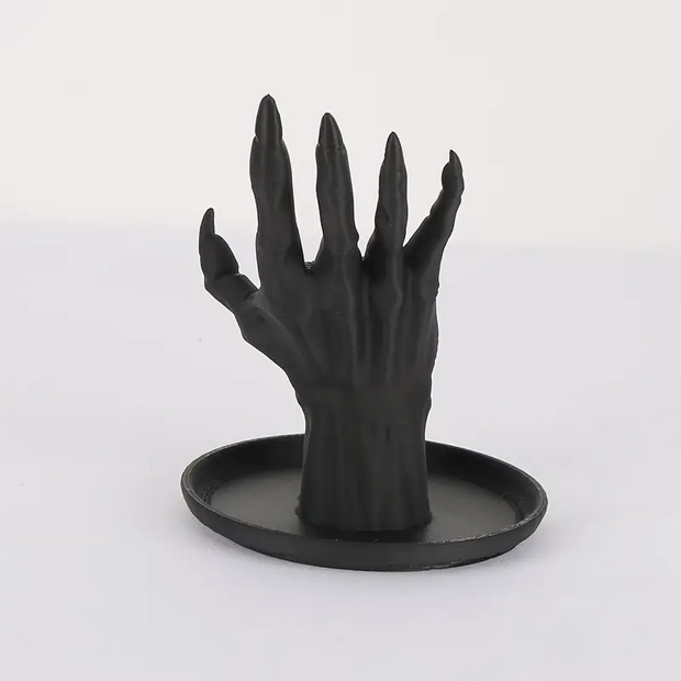 Vampire Goth Hand Jewelry Box Ring Holder Tray