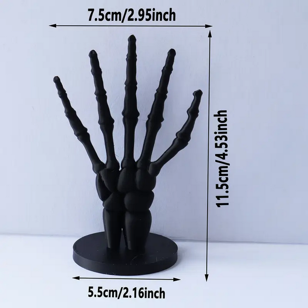 Skeleton Hand Jewelry Box Ring Holder Tray Witchy