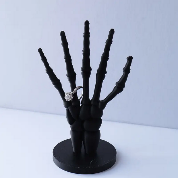 Skeleton Hand Jewelry Box Ring Holder Tray Witchy