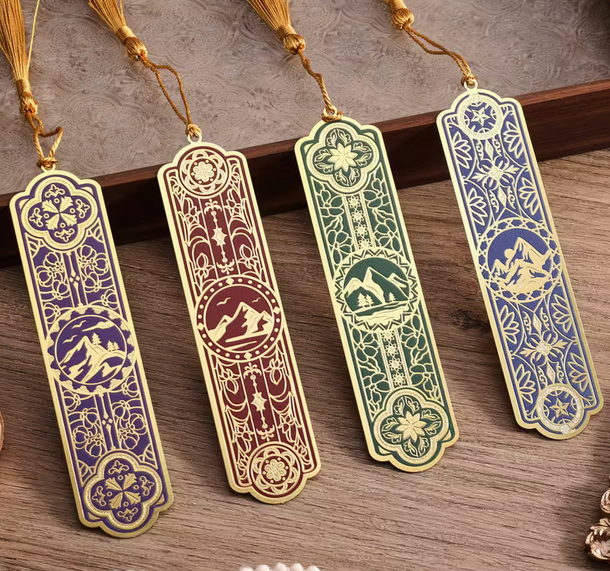 Book-Readers Metal Bookmarks with tassel or chain