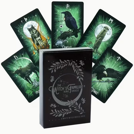 The Witch's Familiar Rune Oracle Divination Card Deck