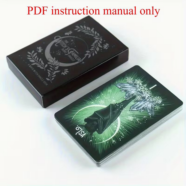 The Witch's Familiar Rune Oracle Divination Card Deck