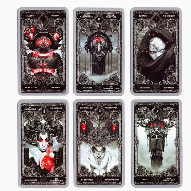 Dark Tarot Card Deck Deluxe Goth Vampire Large