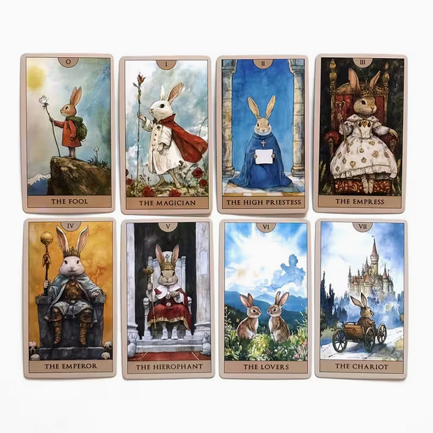 English Rabbit Tarot Card Deck
