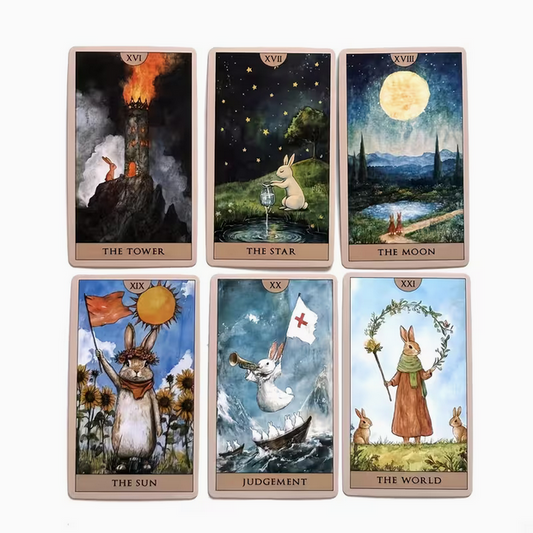 English Rabbit Tarot Card Deck