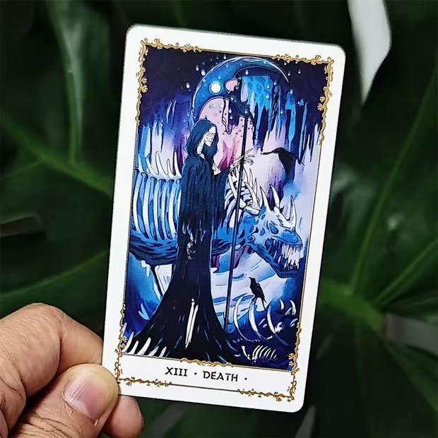 Raven Silent Desolate Tarot Card Deck Gothic Victorian