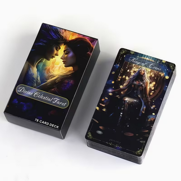 Divine Celestial Witch Tarot Card Deck