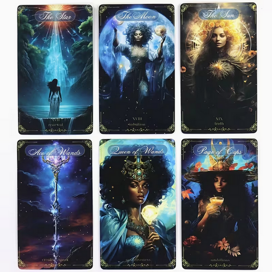 Divine Celestial Witch Tarot Card Deck