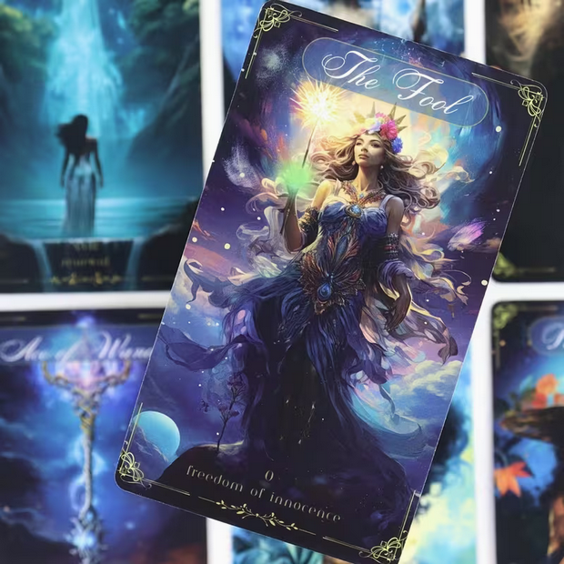 Divine Celestial Witch Tarot Card Deck