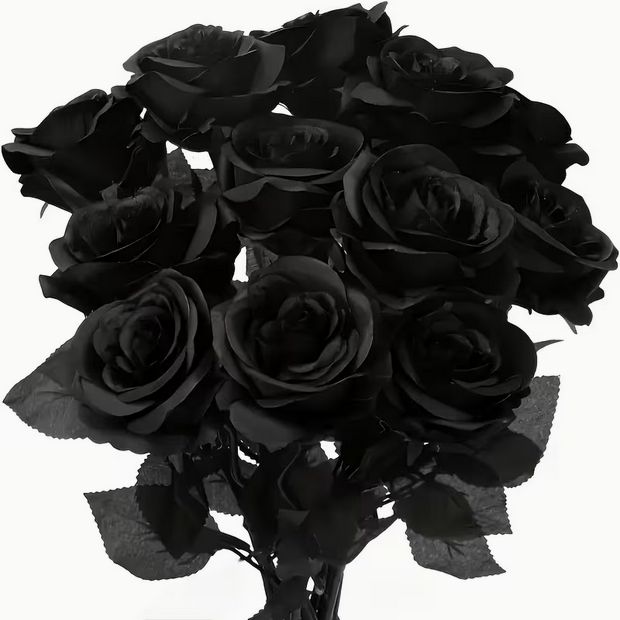 Never Die Rose-Silk Flower Black Rose Red Rose Purple Rose Wine Rose