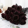 Never Die Rose-Silk Flower Black Rose Red Rose Purple Rose Wine Rose