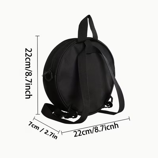 Luna Moth Round Purse Back Pack Bag Crossbody