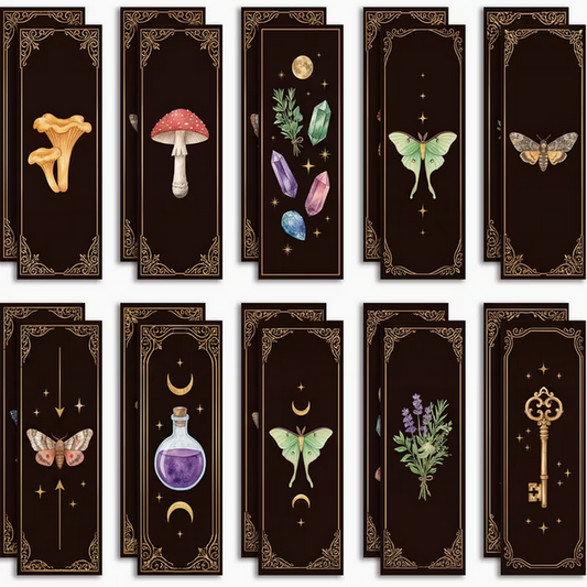 Midnight Cottagecore Bookmark