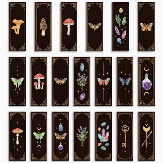 Midnight Cottagecore Bookmark